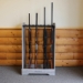 Rush Creek BARN WOOD 8-GUN FLOOR RACK - 38-4058