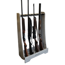 Rush Creek BARN WOOD 8-GUN FLOOR RACK Rush Creek Creations , gun racks