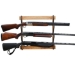 Rush Creek AMERICAN CHERRY 3 GUN WALL RACK - 38-4040