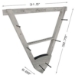 Rush Creek CROSSBOW &amp; COMPOUND BOW 12-ARROW WALL STORAGE RACK - 38-4048