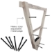 Rush Creek CROSSBOW &amp; COMPOUND BOW 12-ARROW WALL STORAGE RACK - 38-4048