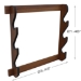 Rush Creek DARK WALNUT 3 GUN WALL RACK - 38-4041