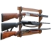 Rush Creek DARK WALNUT 3 GUN WALL RACK