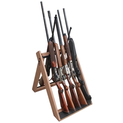 Rush Creek FOLDING 10 GUN PORTABLE RACK 