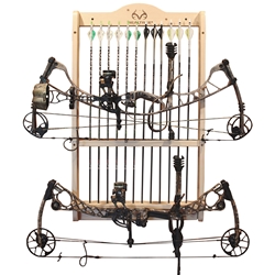 Rush Creek REALTREE 2-BOW 12-ARROW WALL RACK 