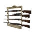 Rush Creek REALTREE 4-GUN PINE WALL STORAGE RACK