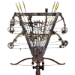 Rush Creek REALTREE CROSSBOW &amp; COMPOUND BOW 12-ARROW WALL STORAGE RACK - 39-4008