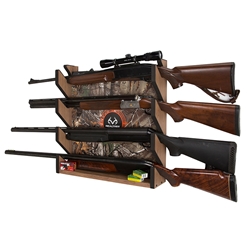 Rush Creek REALTREE Camo 4-Gun Wall Storage Rack 