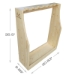 Rush Creek REALTREE FREE STANDING WOOD 7-GUN STORAGE RACK - 39-4001