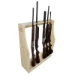Rush Creek REALTREE FREE STANDING WOOD 7-GUN STORAGE RACK - 39-4001