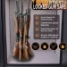 Rush Creek Spinning 8 Gun Floor Rack with Adjustable Height Black - 38-5065