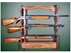 Scout 845 Solid American Black Walnut 4-Gun Rack