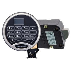 Securam ProLogic L02 Swingbolt Lock Package; Chrome Keypad 