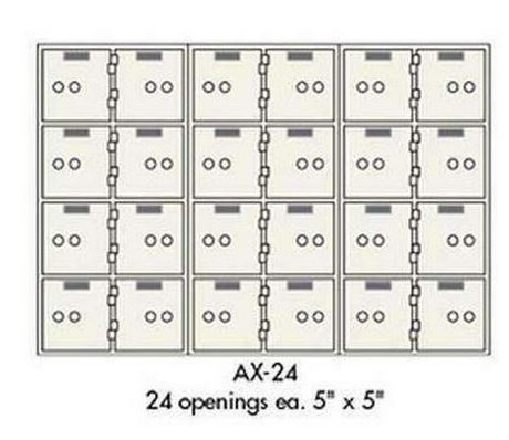 SoCal  Bridgeman Safes AX Series Deposit Box AX-24 