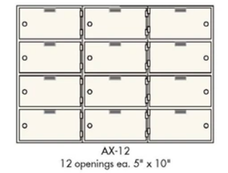 SoCal - Bridgeman Safes AX Single Nose Safe Deposit Box AXSN-12 