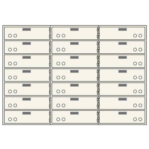 SoCal - Bridgeman Safes AX Single Nose Safe Deposit Box AXSN-21 