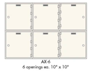 SoCal - Bridgeman Safes AX Single Nose Safe Deposit Box AXSN-6 