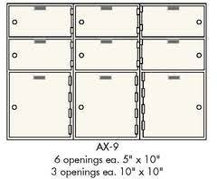 SoCal - Bridgeman Safes AX Single Nose Safe Deposit Box AXSN-9 