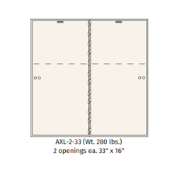 Socal - Bridgeman Safes AXL-2-33M Teller Lockers 