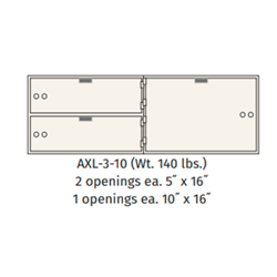 Socal - Bridgeman Safes AXL-3-10M Teller Lockers 