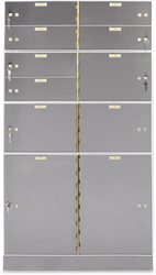 Socal Safe AX Series Modular Teller Lockers AXL-3-22 