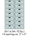 Socal Safe SN Series Modular Safe Deposit Boxes SN-14 - SN-14