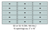 Socal Safe SS Series Modular Safe Deposit Box SS-15 - SS-15