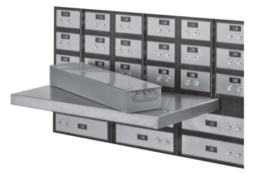 Socal Safe SS Series Modular Safe Deposit Box SS Pull Out Shelf 