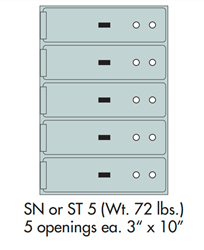 Socal Safe ST Series Modular Safe Deposit Box ST-5 