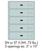 Socal Safe ST Series Modular Safe Deposit Box ST-5 - ST-5