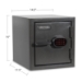 Sports Afield SA-DIA2 Sanctuary Diamond Series Electronic Home &amp; Office Safe - SA-DIA2