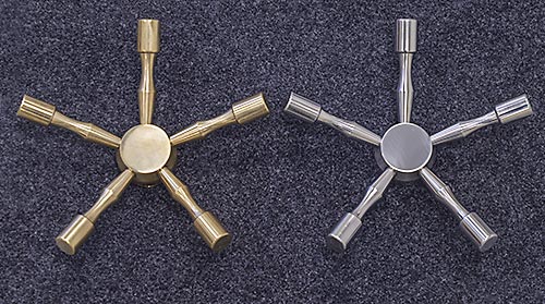 Gold with Brass Hardware